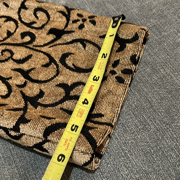 Sag harbor button up knit jacket camel with black design size 10 24-141 - Picture 7 of 9